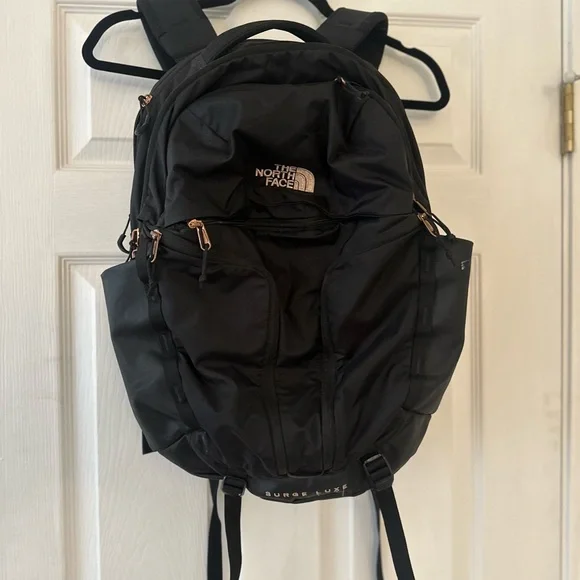 The North Face Surge Luxe Black Backpack - Picture 2 of 6